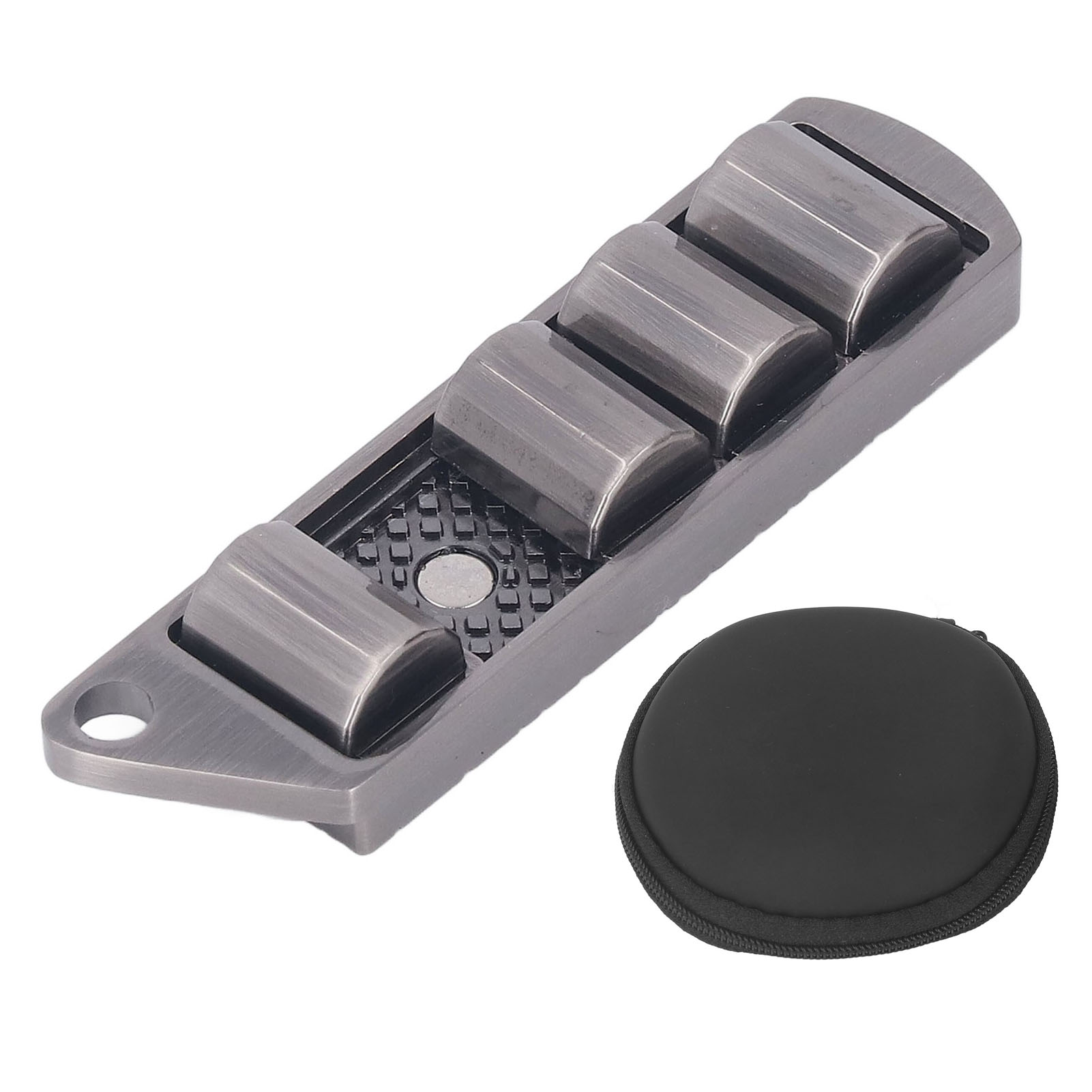 Magnetischer Schieber In Erbsenschotenform Für Erwachsene – Anti-stress, Angstzustände, Adhs, Autismus – Sensorisches Spielzeug Aus Silberfarbenem Metall