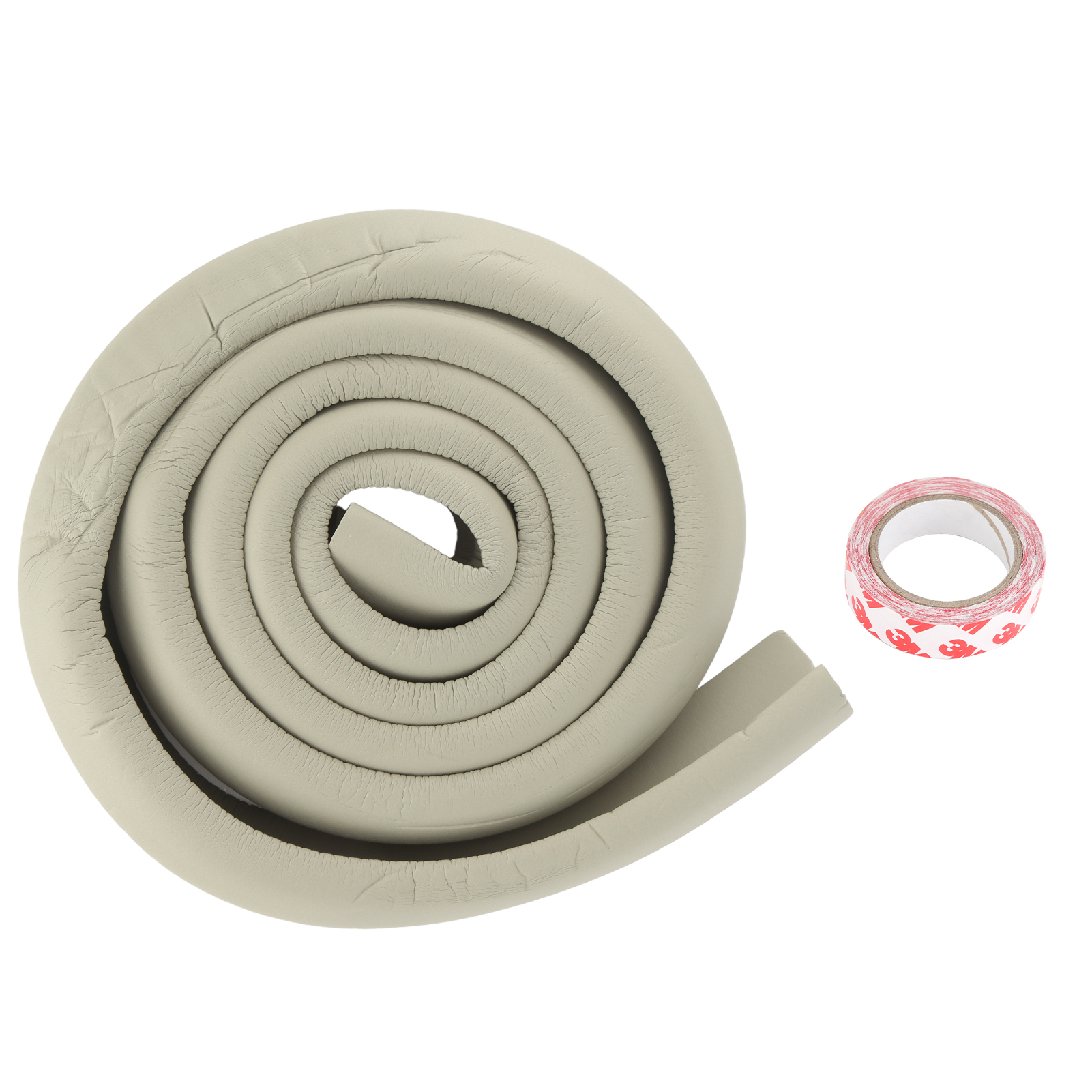 L-förmiger Eckenschutz Für Babys, Elastisches Sicherheitskissen Für Möbel, Eckenschutz Für Zuhause (grau)