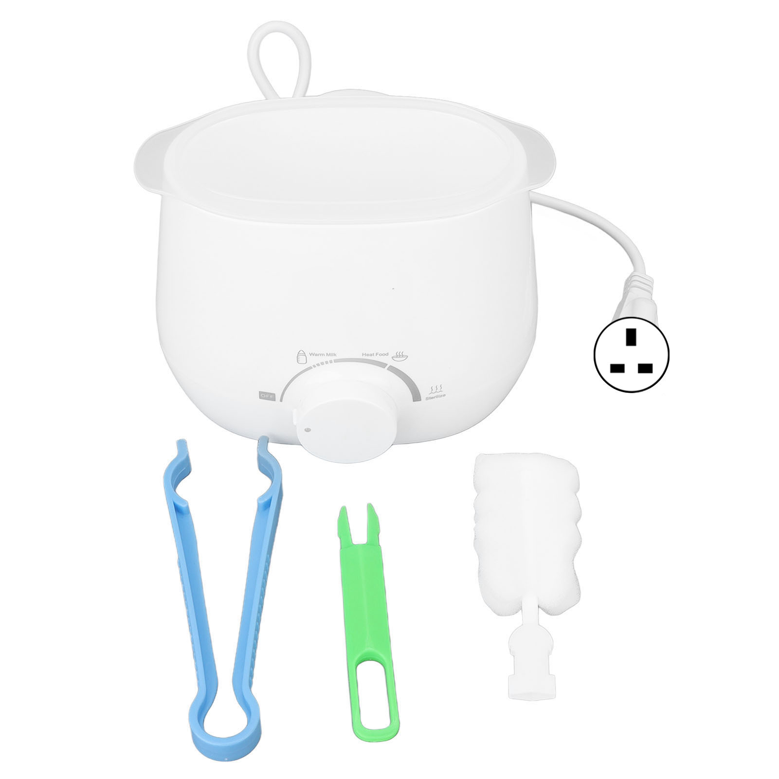 Schneller Flaschenwärmer Für Babys (5 Minuten), Automatisches Thermostat Und Geräuschloser Betrieb, 220 V Mit Uk-stecker