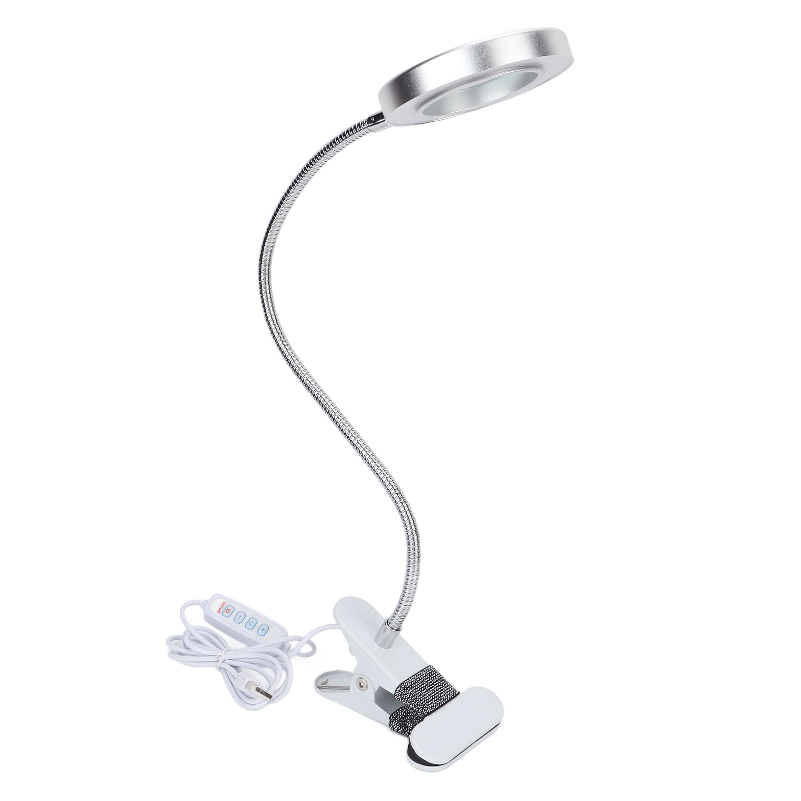 Usb-led-schreibtischlampe Mit Lupe, 3 Farbtemperaturen Und 10 Helligkeitsstufen – Ideal Zum Tätowieren, Lesen Und Für Präzise Arbeiten