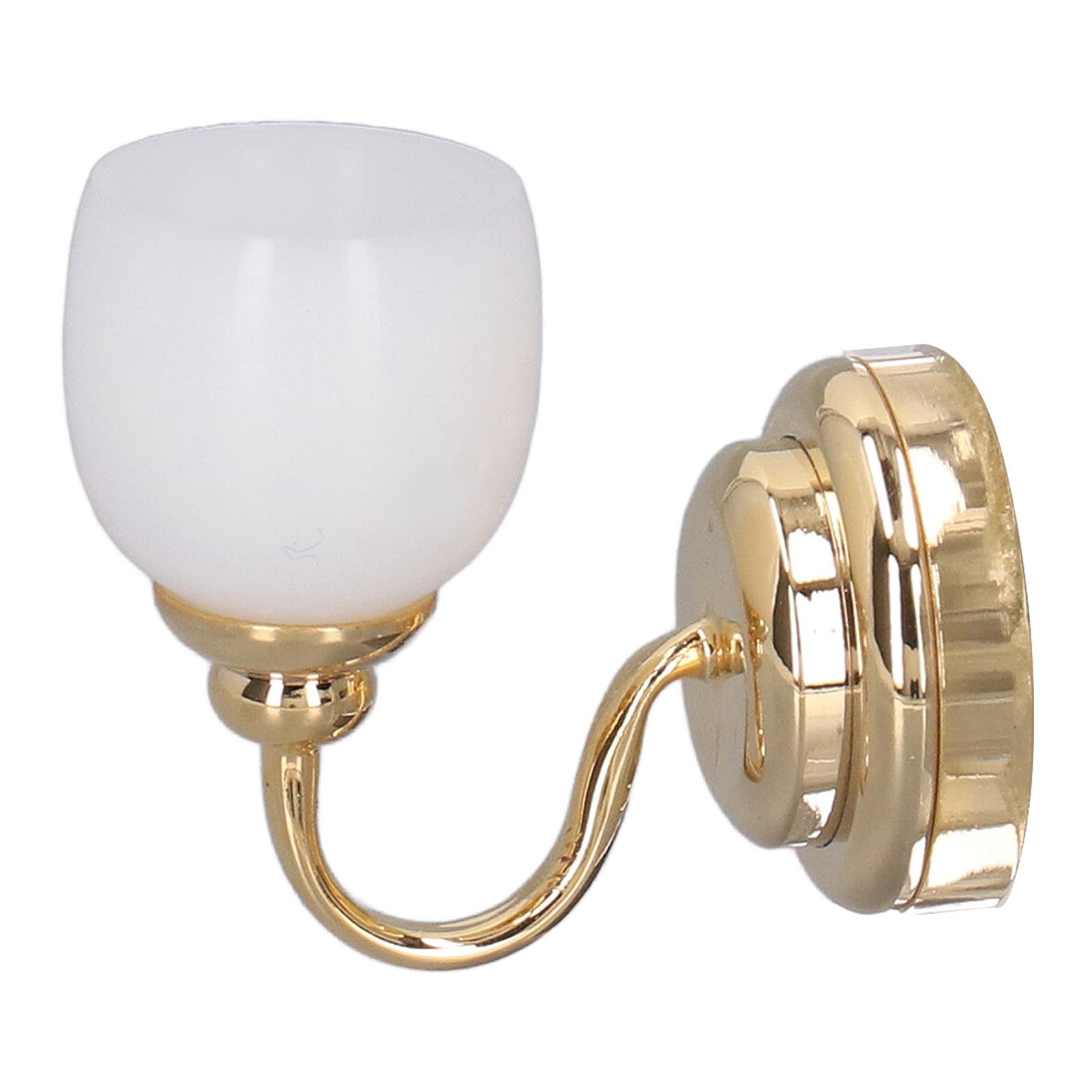 Miniatur-magnetwandlampe Mit Lampenschirm Für Puppenhäuser Im Maßstab 1:12, Dekorative Beleuchtung Für Miniaturmodelle