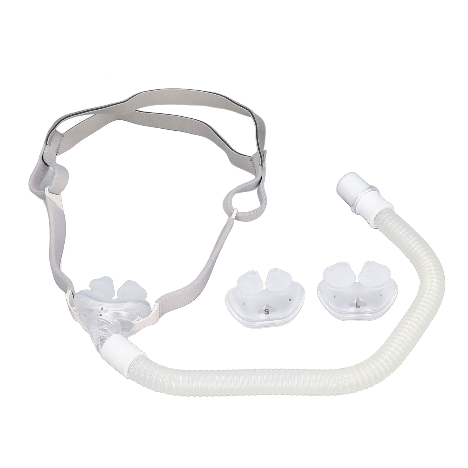 Verstellbare Und Atmungsaktive Silikon-nasenventilatormaske Für Den Heimgebrauch