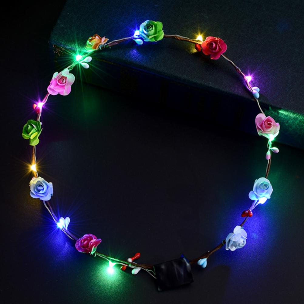 Led-blumenkranz Für Hochzeiten, Lichterkette Für Partys Und Abende