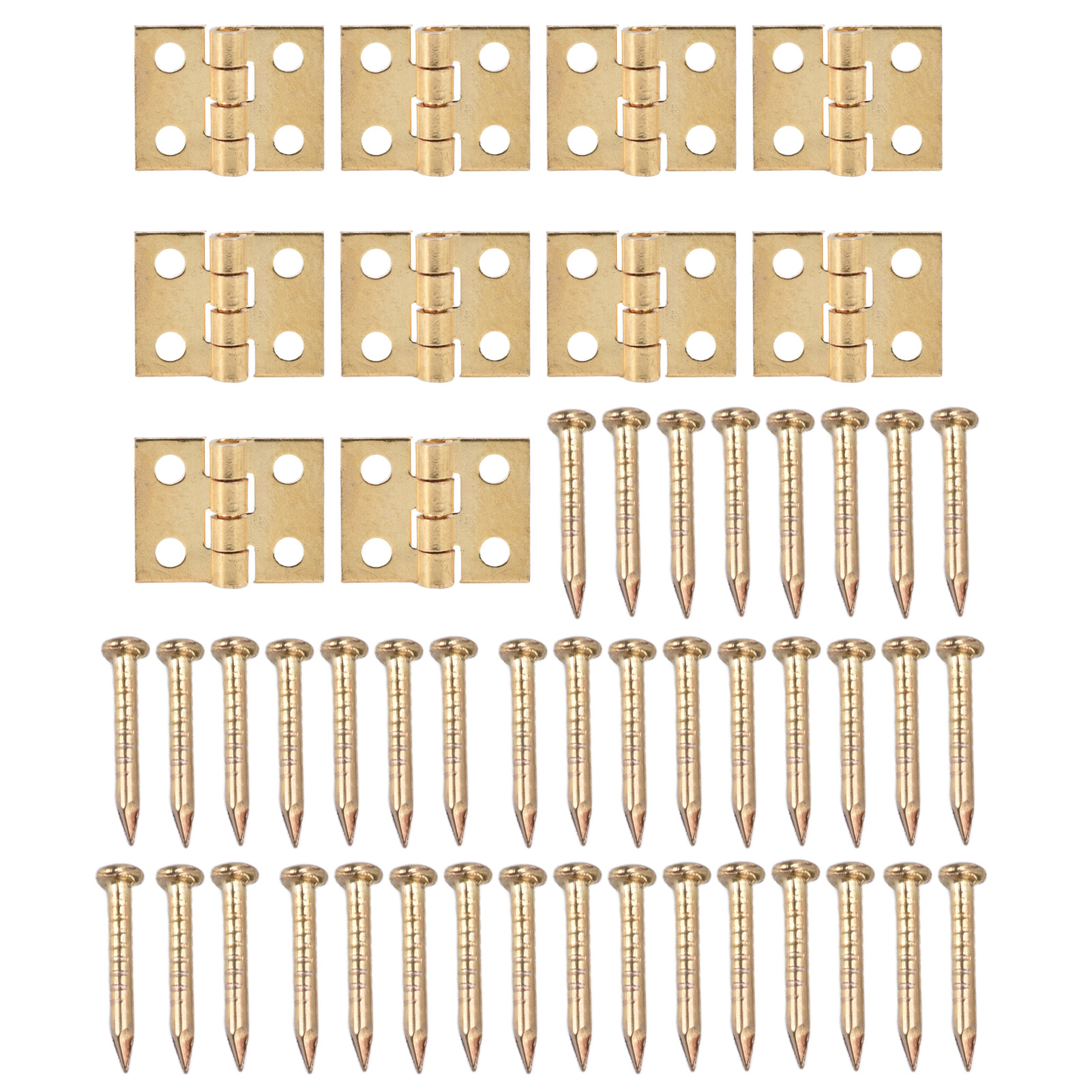 Paar Miniatur-metallscharniere Für Puppenhäuser Im Maßstab 1:12, Schubladenstil