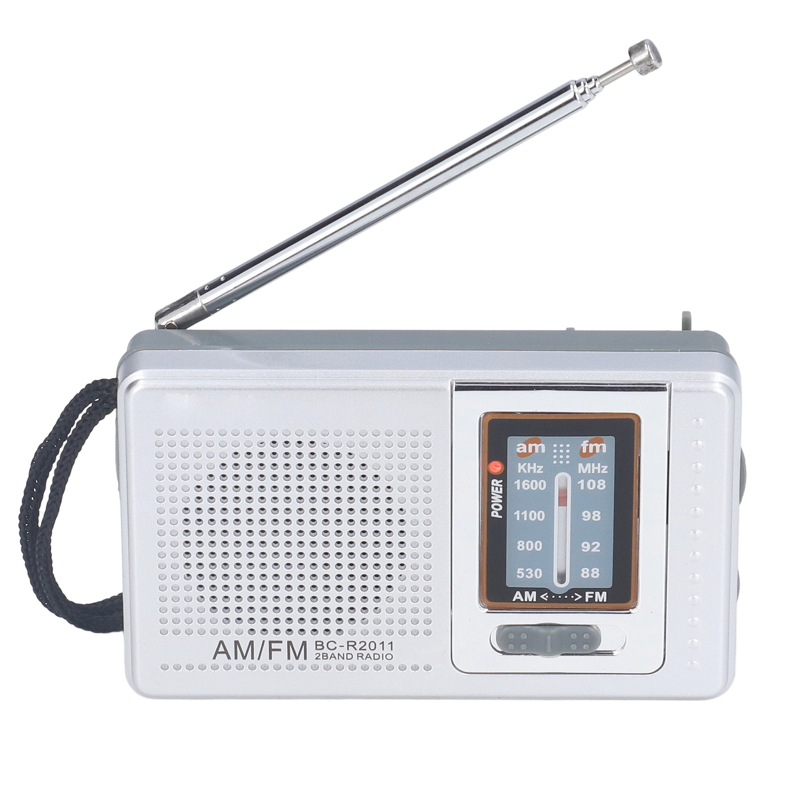 Tragbares, Batteriebetriebenes Am/fm-radio Aus Wasserdichtem Kunststoff Für Camping Und Wandern (bcr2011)