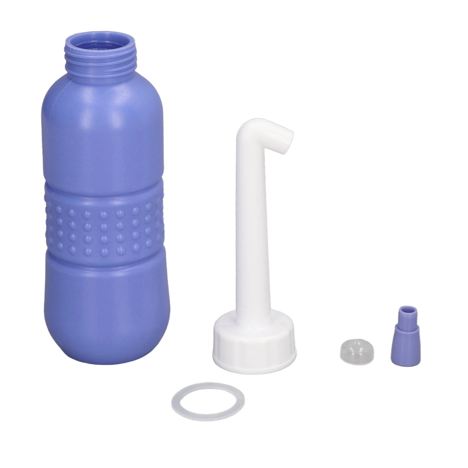 450-ml-reiseflasche Mit Sprüh- Und Staubschutzkappe – Tragbares Bidet Für Unterwegs, Zu Hause Und Auf Reisen – Blaue Flasche Und Düse