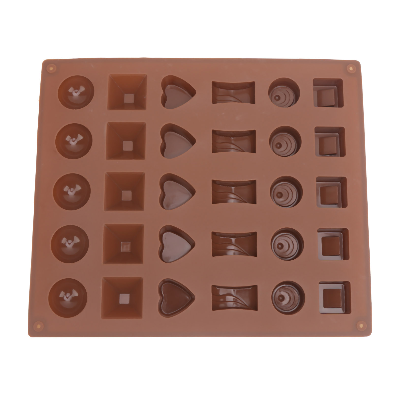 Silikon-schokoladenform, Geometrische Formen – Diy-backzubehör Für Kuchen Und Süßigkeiten