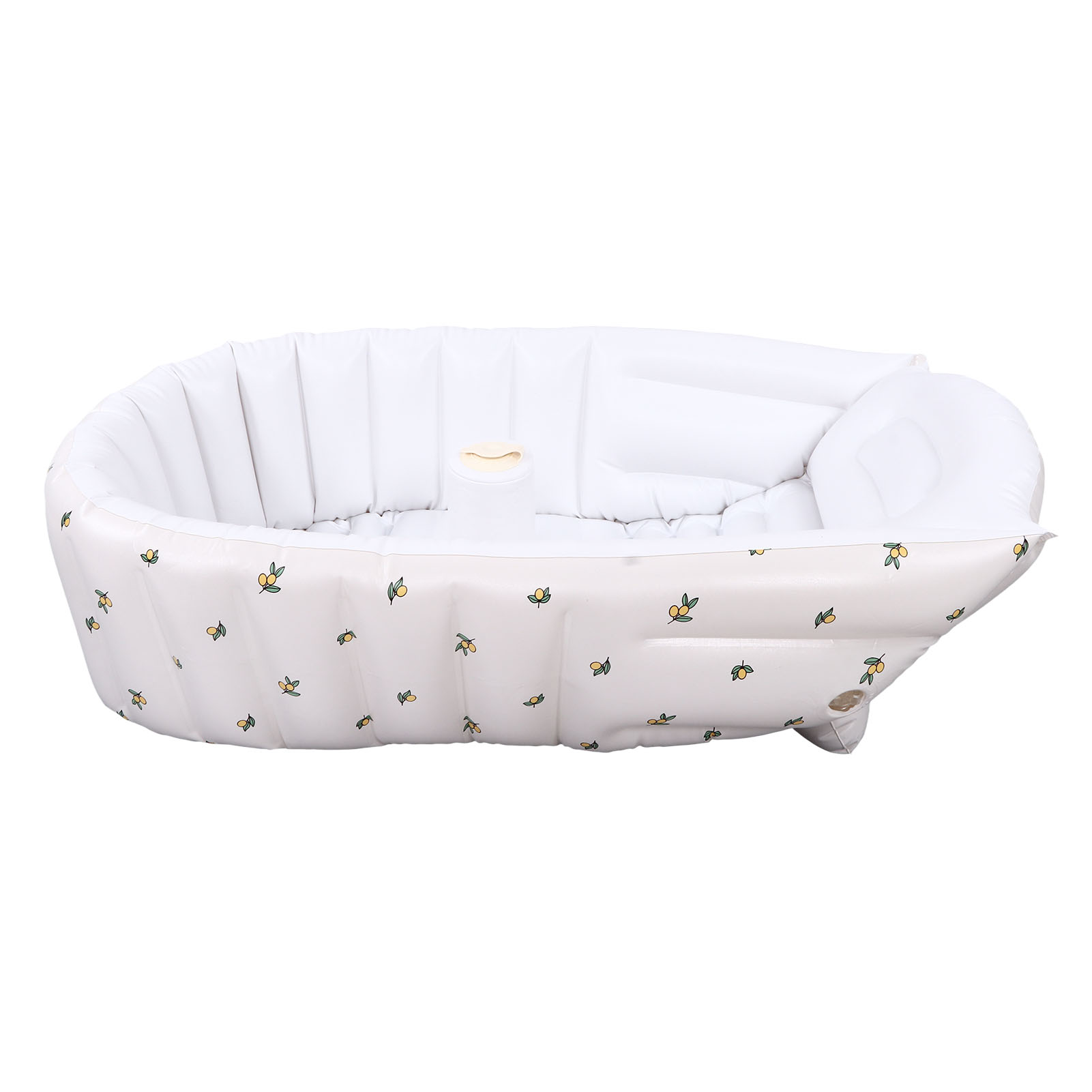 Aufblasbare Babybadewanne, Faltbar, Tragbar, Olivenmuster, Für Säuglinge