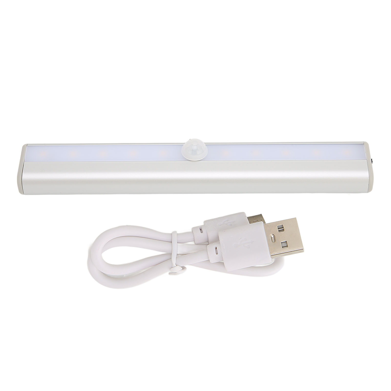 Bewegungsmelderlampe Mit Warmem Licht, 10 Wiederaufladbare Leds, Für Ältere Menschen Und Schwangere
