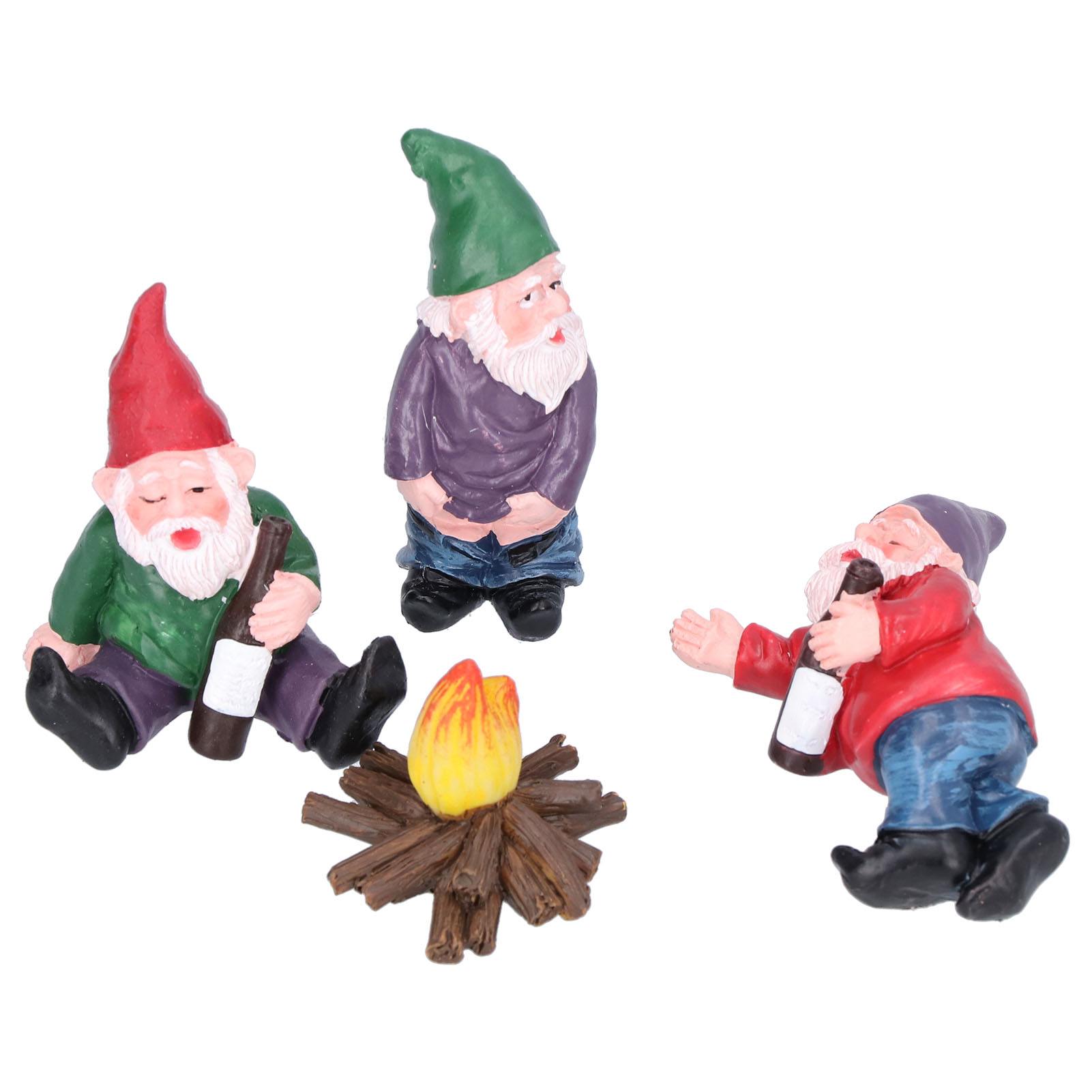 Mini-gartenzwerge Aus Kunstharz Für Puppenhaus, Miniatur-landschaftsdekoration