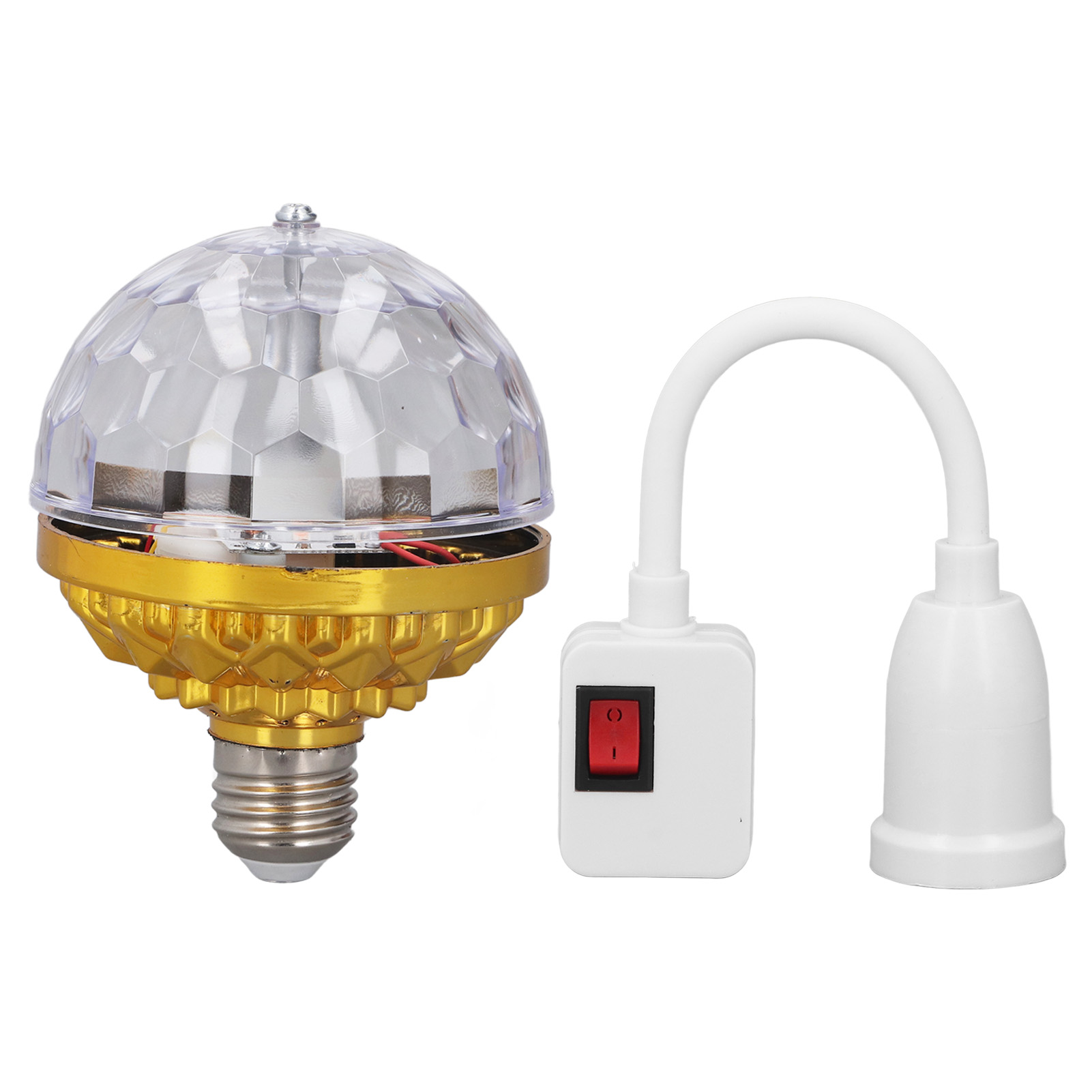 6-w-led-lichtkugel Mit Rotationsfunktion Und Mehreren Farben, Partylampe Aus Metall, 220-v-eu-stecker, Für Hochzeiten Und Karaoke