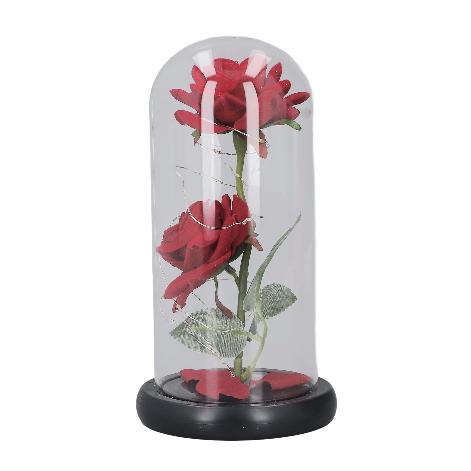Rosa Led-glaslampe, Dekolicht, 2 Stück, Zum Muttertag
