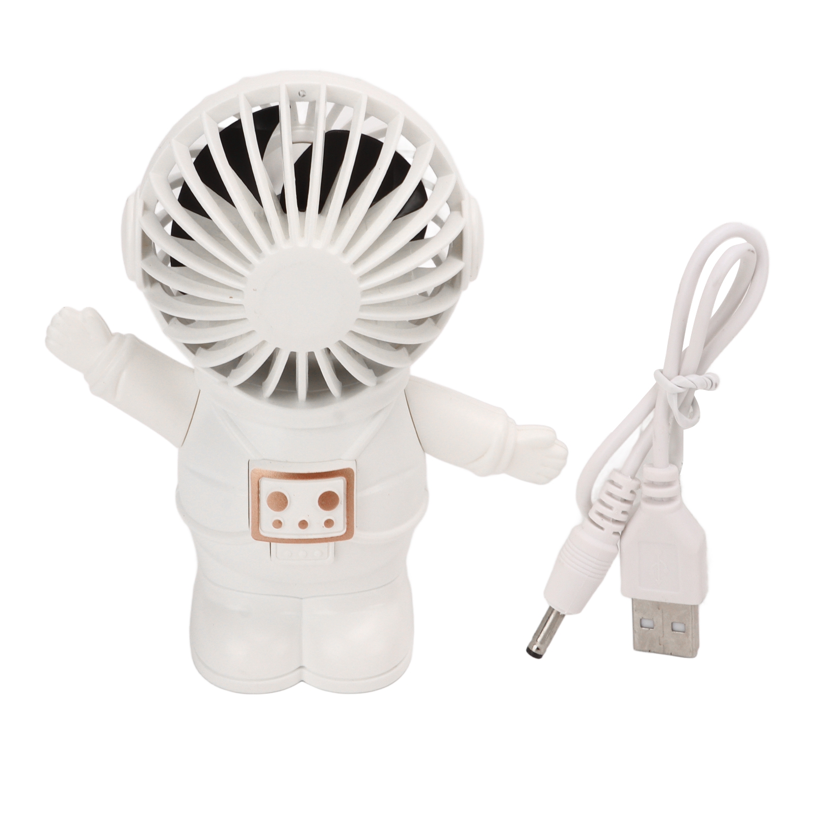 Niedlicher Astronauten-usb-taschenventilator – Tragbar, Leicht, Perfekt Für Reisen Und Shopping