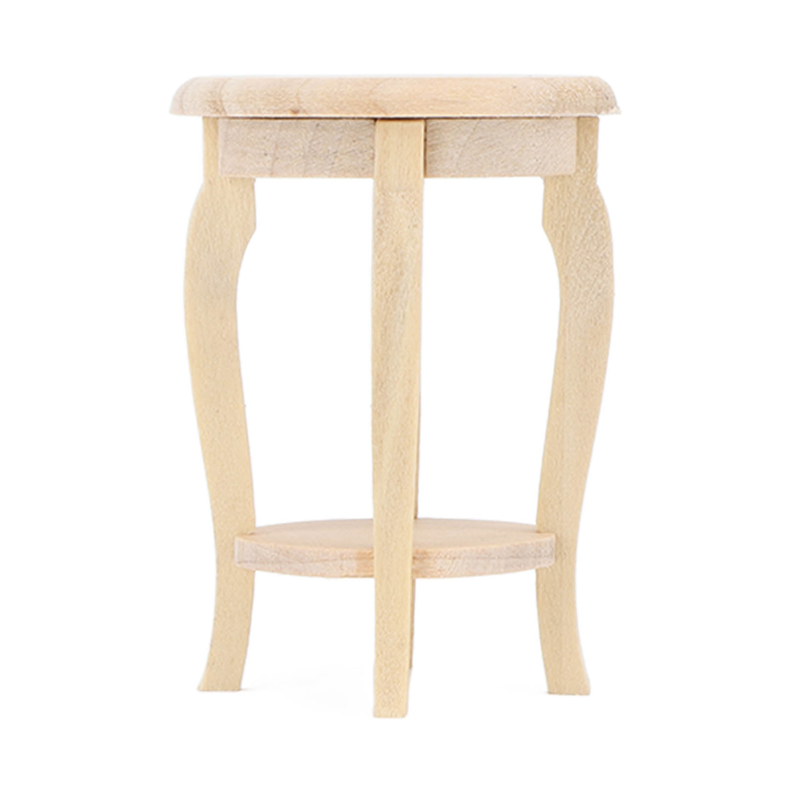Miniatur-puppenhocker Im Maßstab 1:12 Aus Unbehandeltem Holz, Detaillierter Bonsai-hocker Für Puppenhaus