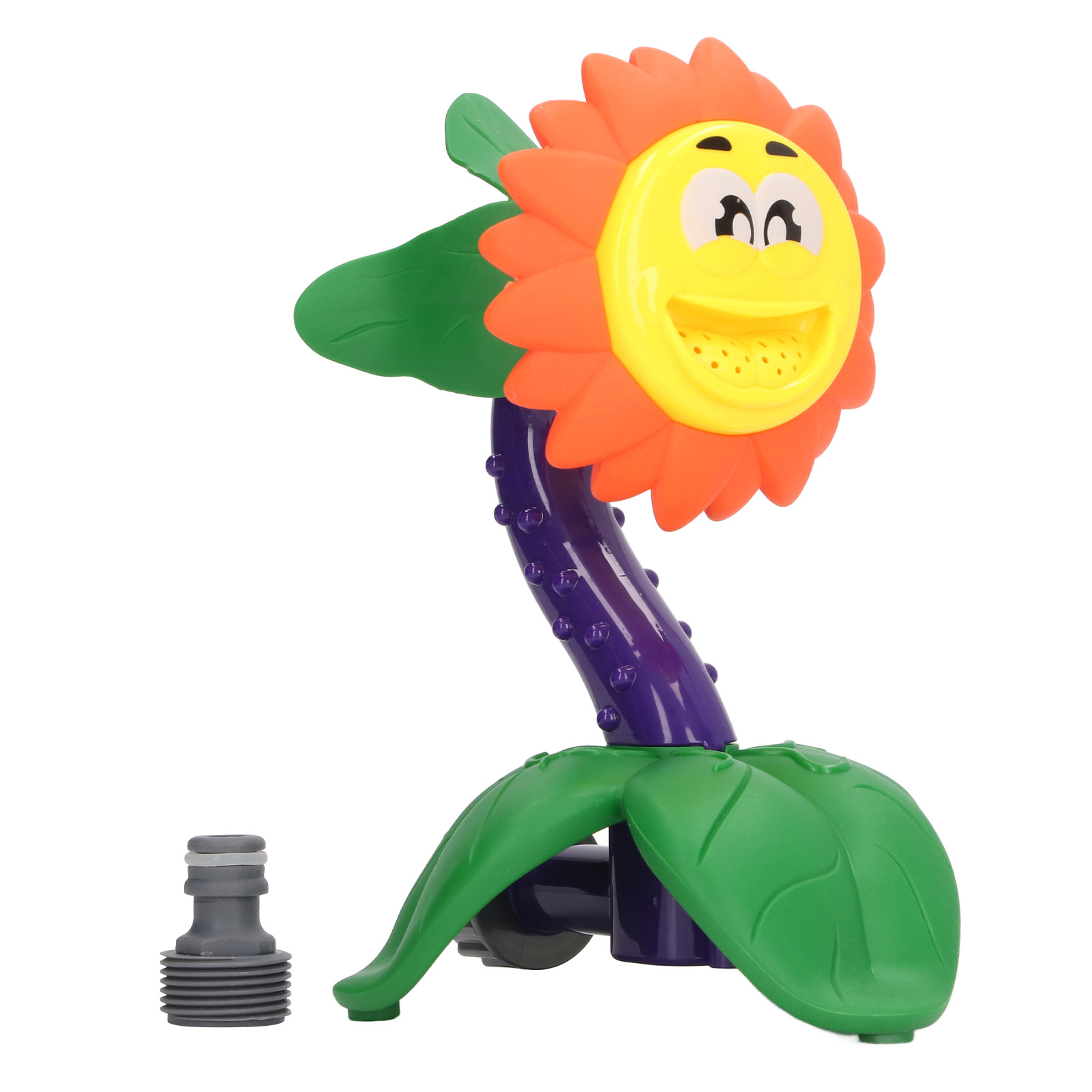 Rotierender, Sonnenblumenförmiger Gartensprenger Für Kinder – Lustiges Wasserspielzeug Für Den Garten