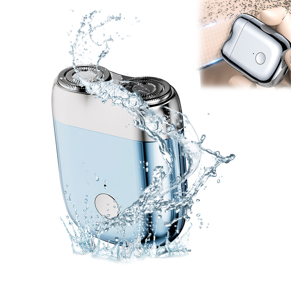 Tragbarer Usb-elektrorasierer Für Herren, Wasserdicht, Trocken Und Unter Wasser Verwendbar – Ideal Für Reisen Oder Den Gebrauch Zu Hause