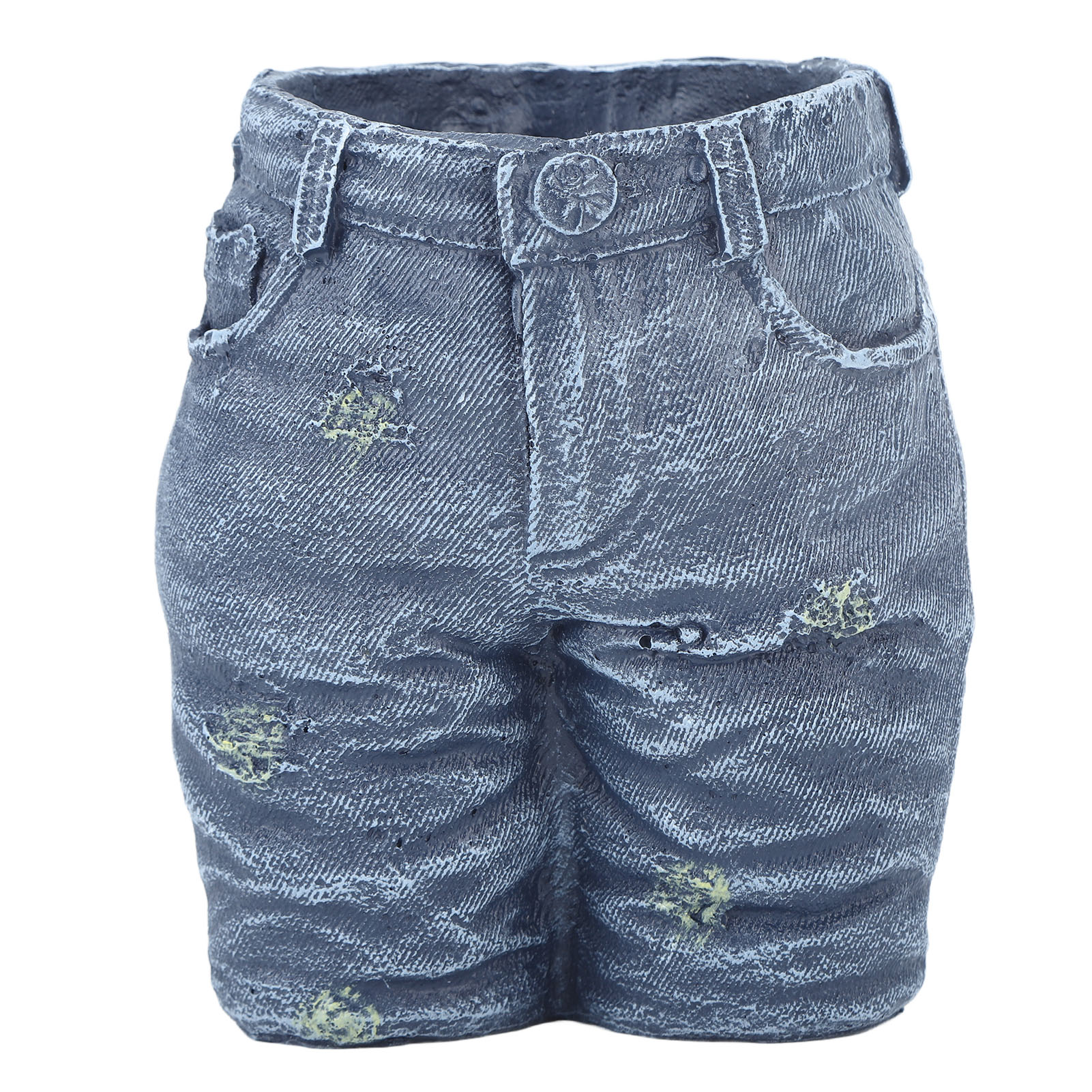 Kreativer Blumentopf Aus Denim, Handgefertigte Gartendekoration, Kleidung, Pflanzen, Deko