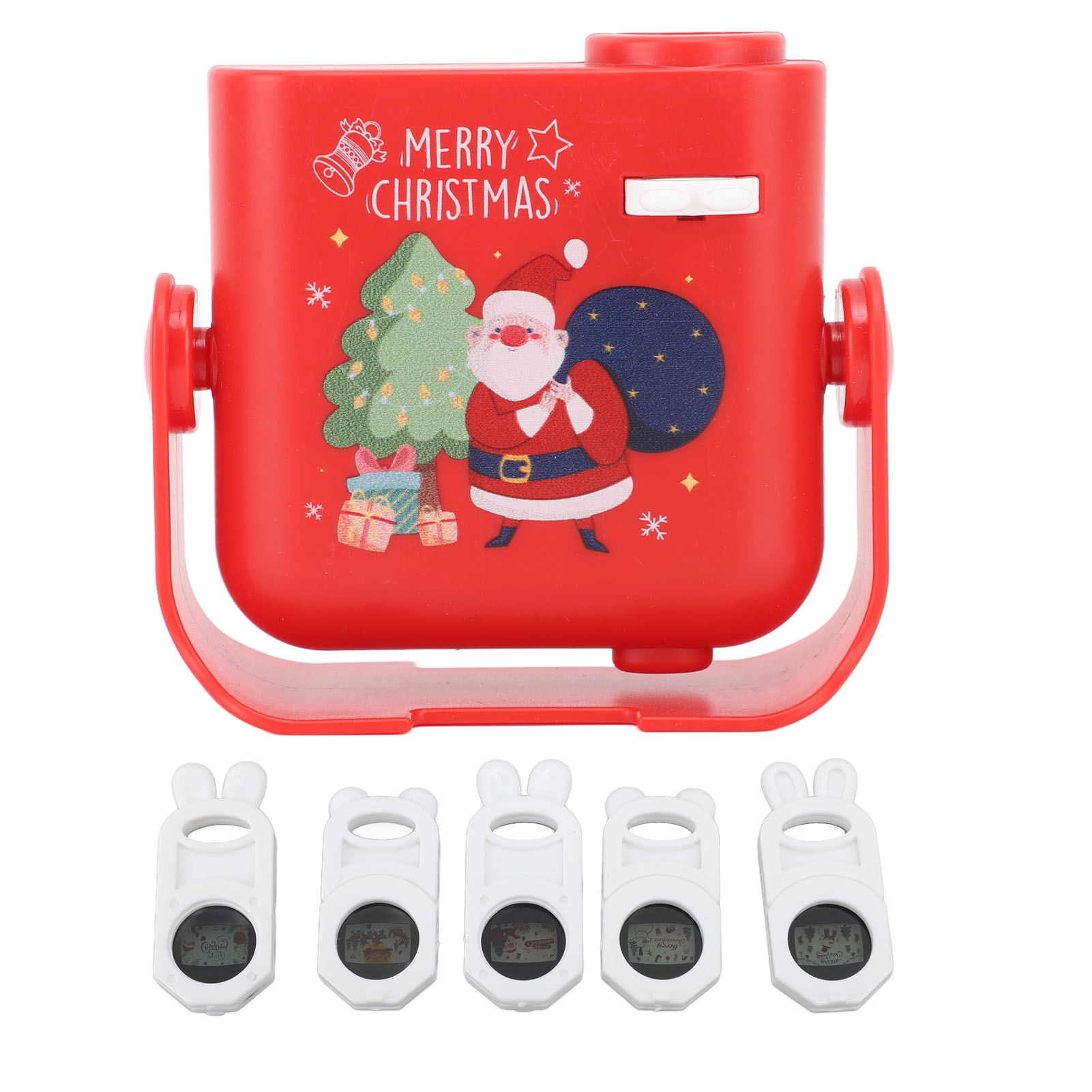 Weihnachts-led-projektor Für Kinder Mit 5 Dias – Dekoratives Licht Für Eine Festliche Atmosphäre