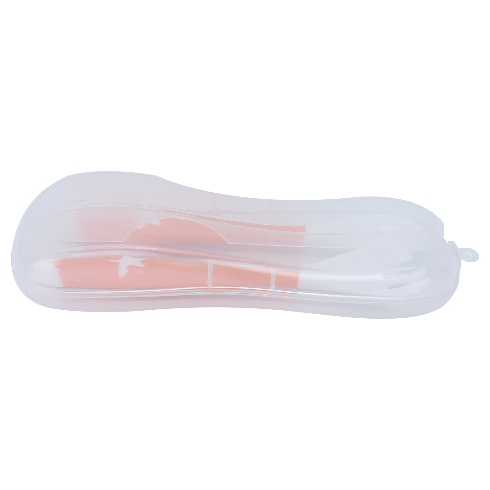 Babylöffel- Und Gabelset, Flexibles Essbesteck Für Kinder, Griffiges Übungsbesteck, Orange