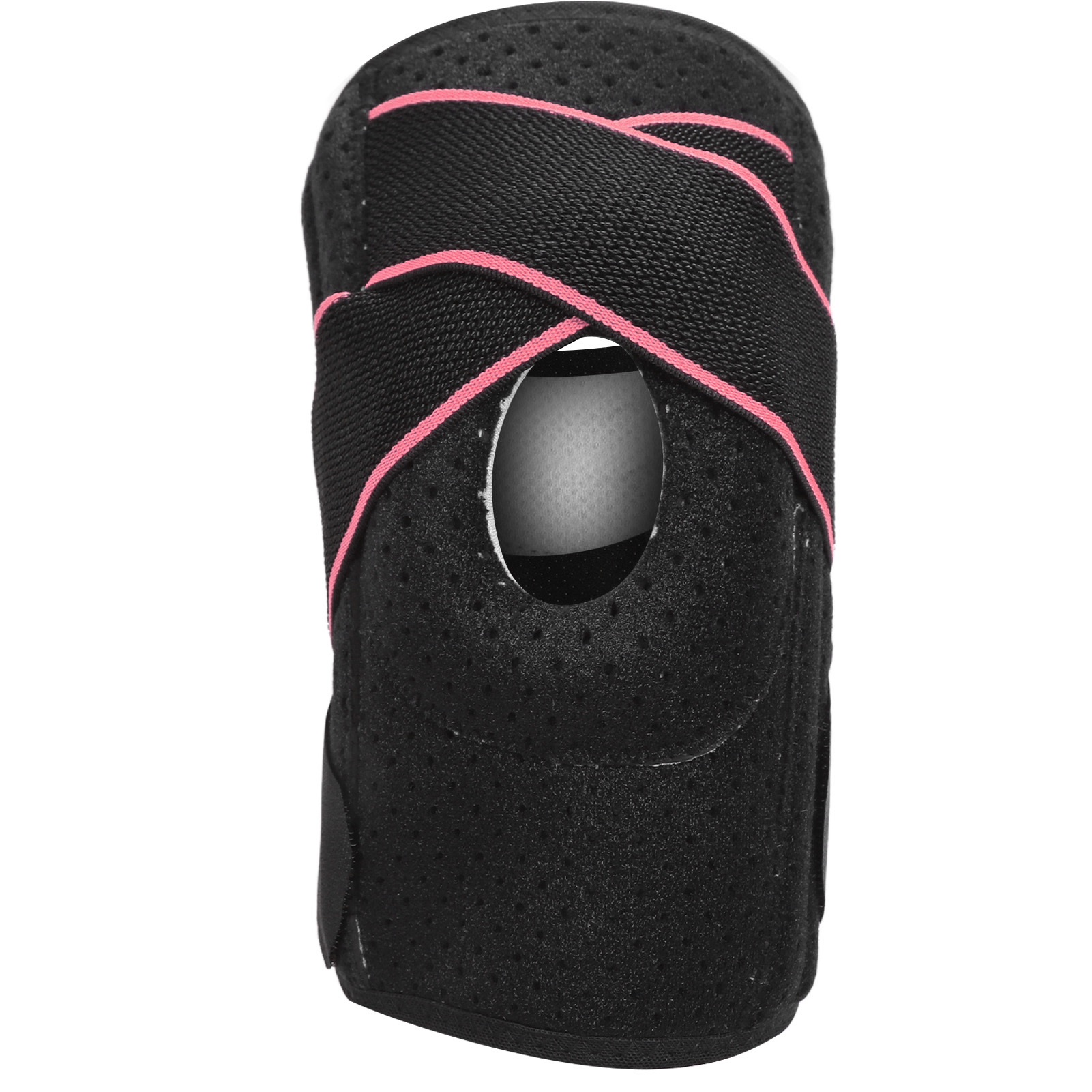 Verstellbare, Atmungsaktive Sport-kniebandage Mit Seitlichen Stabilisatoren Für Damen Und Herren – Pink