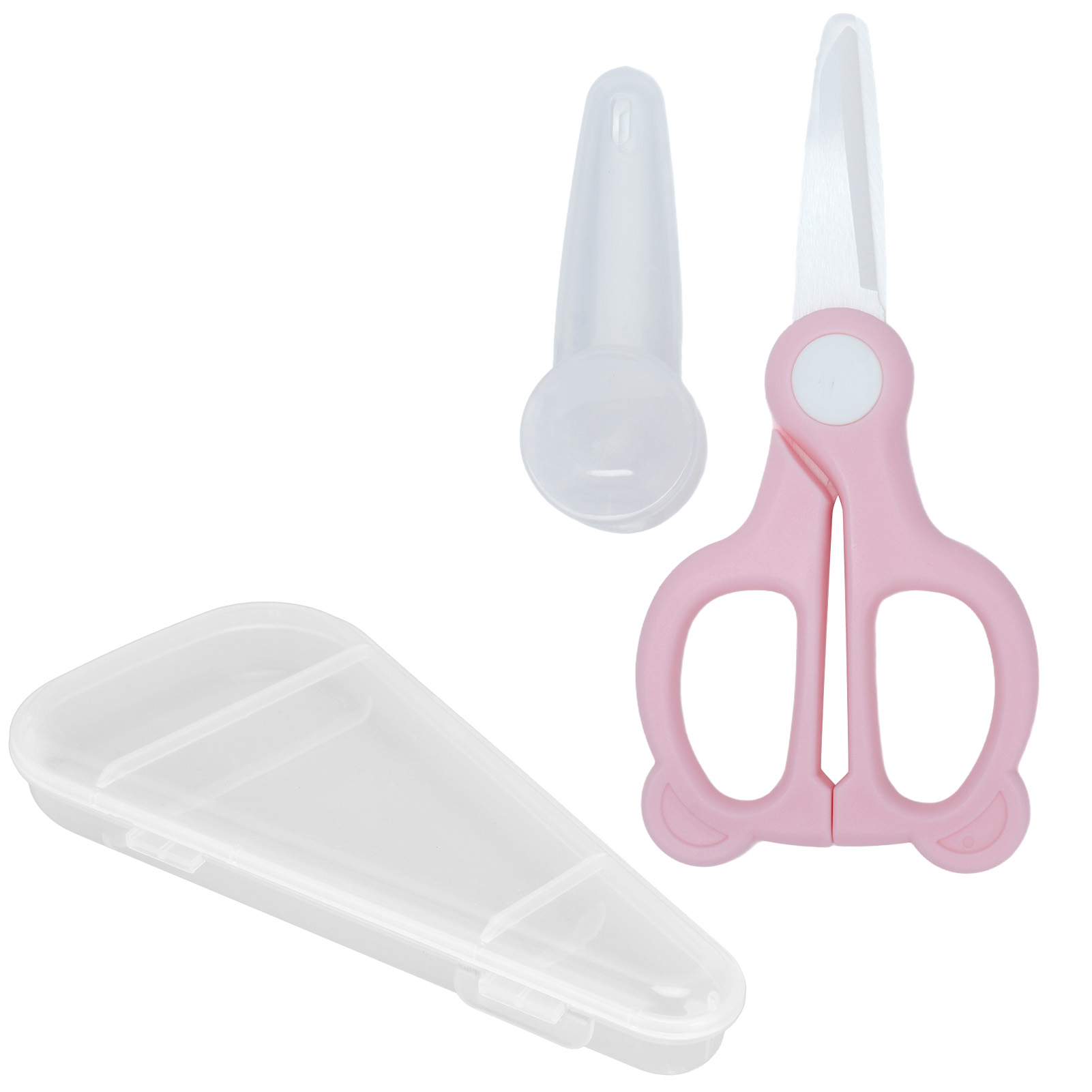 Babykostschere Aus Keramik – Tragbare Fütterungshilfe Rosa