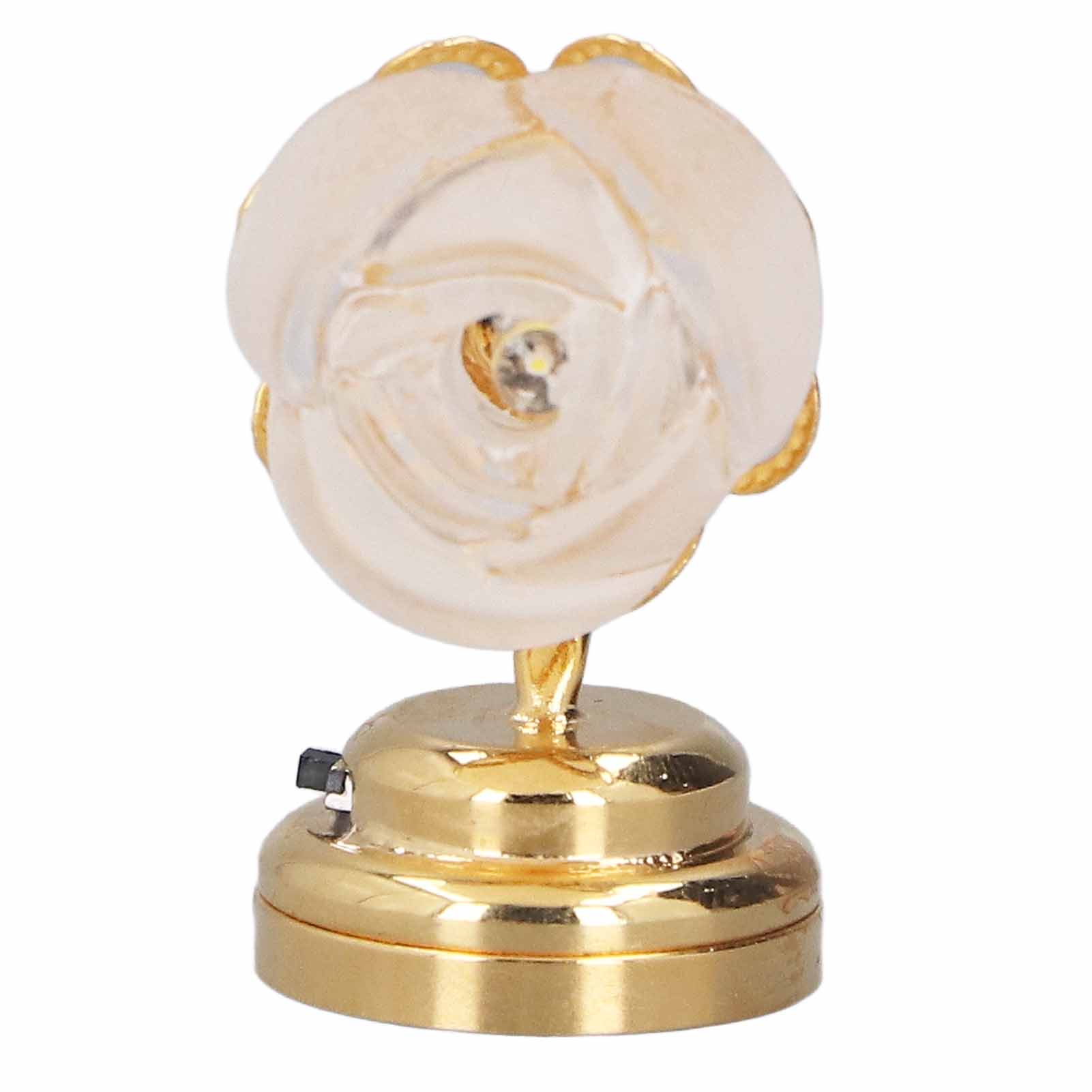 Miniatur-led-wandlampe In Rosa Für Puppenhäuser Im Maßstab 1:12, Lichtdekoration Und Kreatives Accessoire