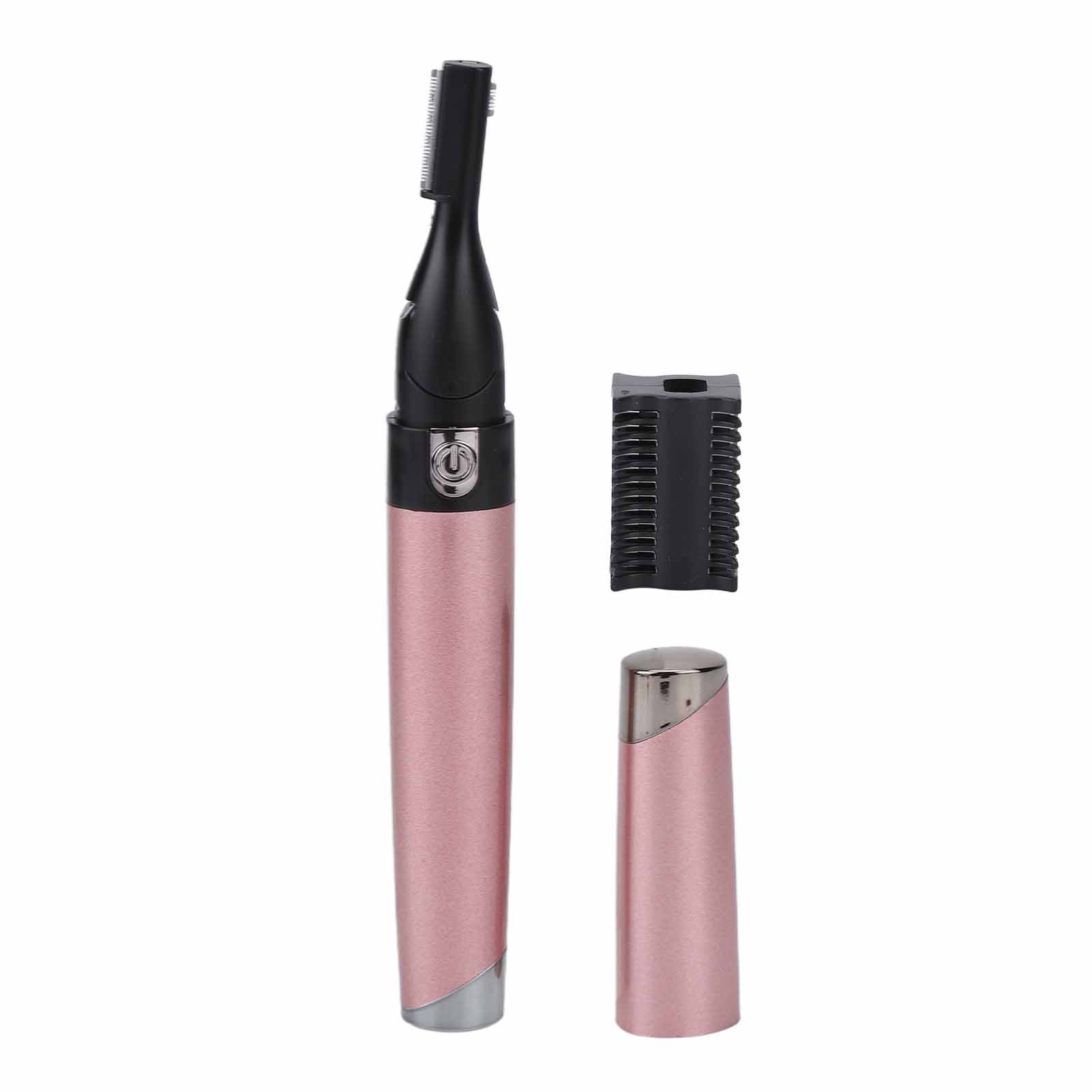 Wasserdichter Elektrischer Augenbrauentrimmer, Stiftform, Flexible Rasur Für Gesichtshaare, Ideal Für Reisen Und Zuhause, Pink