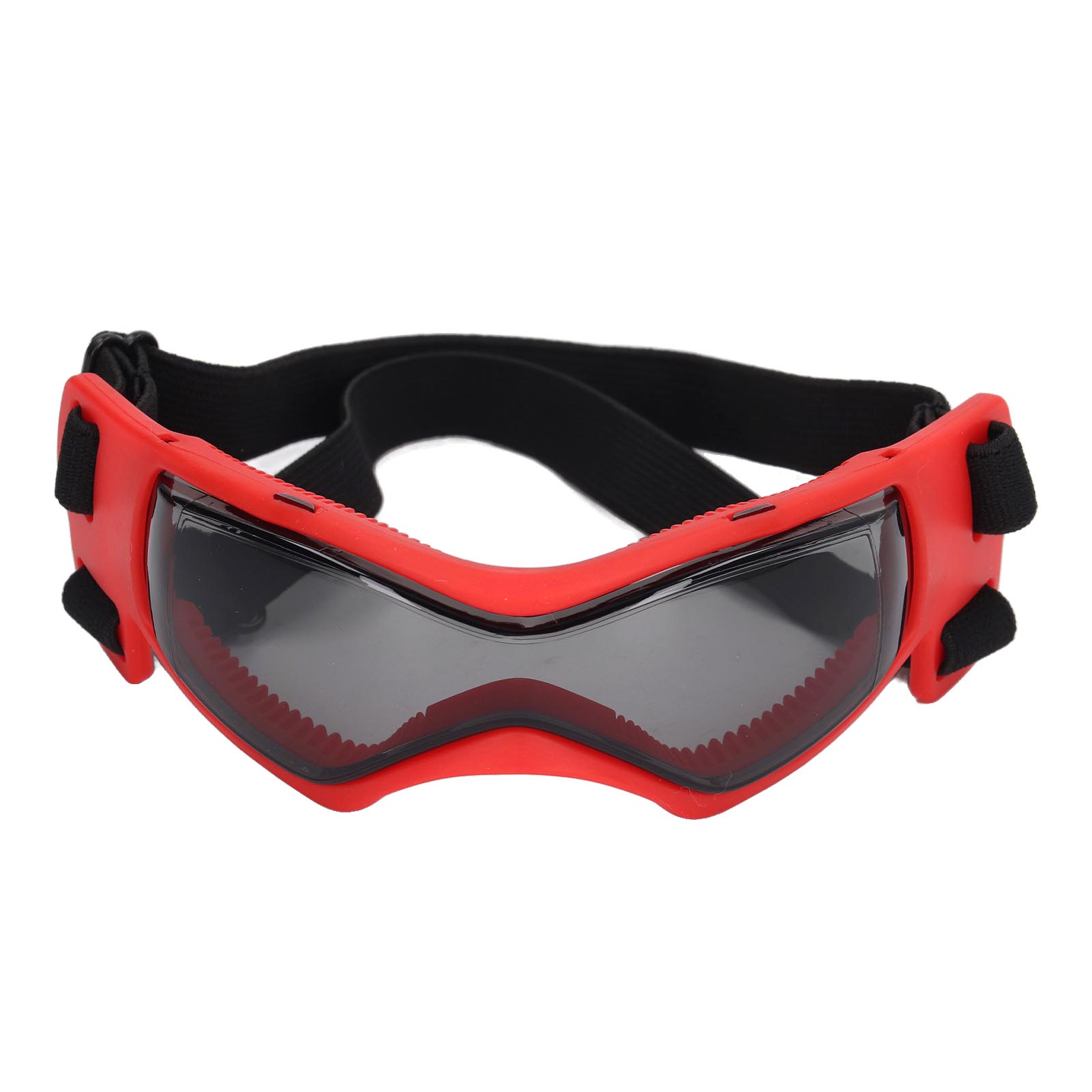 Uv-schutzbrille Für Hunde, Beschlagfrei, Wasserdicht, Mit Verstellbarem Riemen Und Weichem Rahmen. Ideal Für Spaziergänge, Fahrradtouren Und Partys. Rotes Modell.