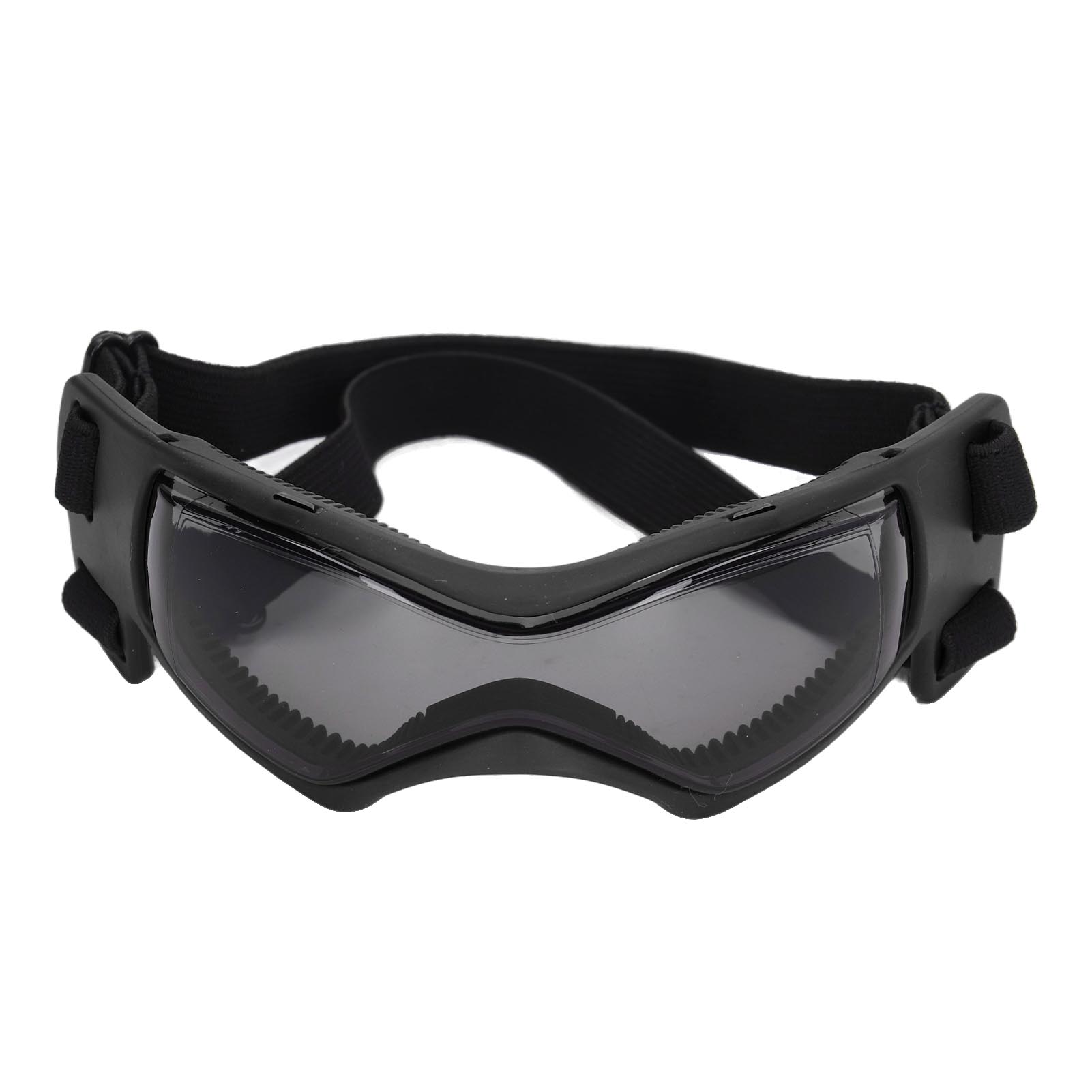 Uv-schutzbrille Für Hunde, Beschlagfrei, Wasserdicht, Mit Verstellbarem Riemen Und Flexiblem Rahmen. Ideal Für Spaziergänge, Radtouren Und Partys. Stilvolles Schwarzes Design.