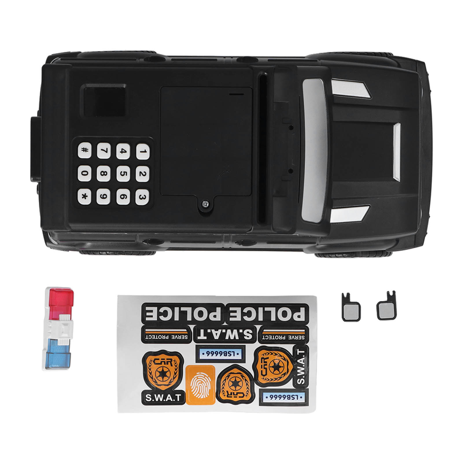 Elektronischer Kindersafe Mit Fingerabdruck- Und Geheimcode-funktion, Schwarz