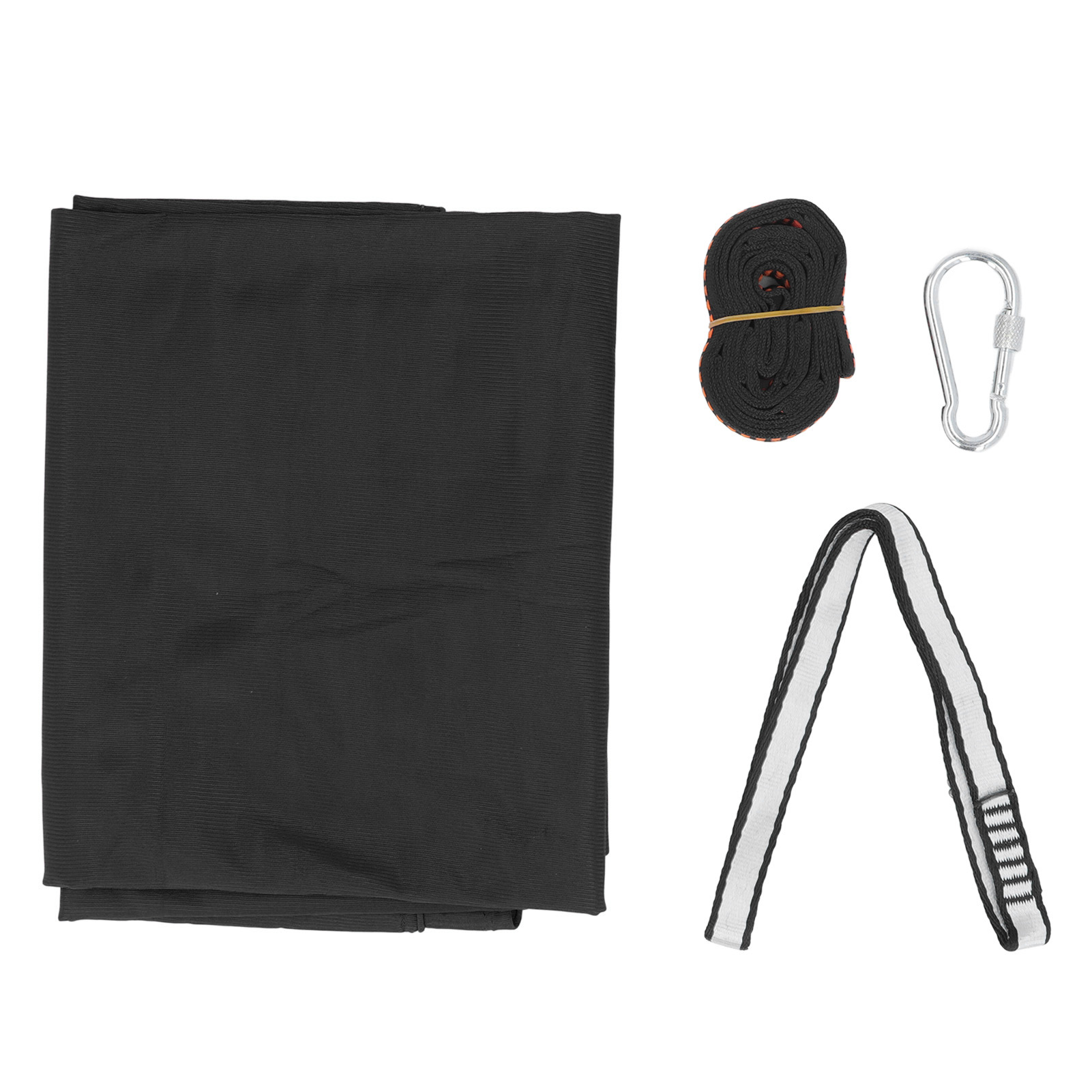 Sensorische Hängematte Für Kinder (2,8 M Lang) – Einfacher Aufbau, Sicheres Und Strapazierfähiges Gummiband Für Schlafzimmer, Sport Oder Outdoor-aktivitäten – Schwarz, 1 M Breit