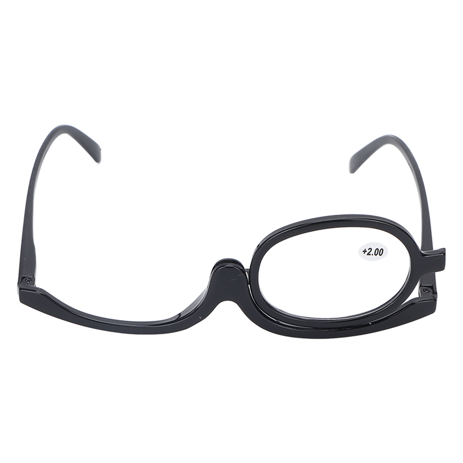 Vergrößerungsbrille Mit Aufklappbaren Gläsern, Modernes Und Praktisches Design, Farbe Schwarz (+2,00)