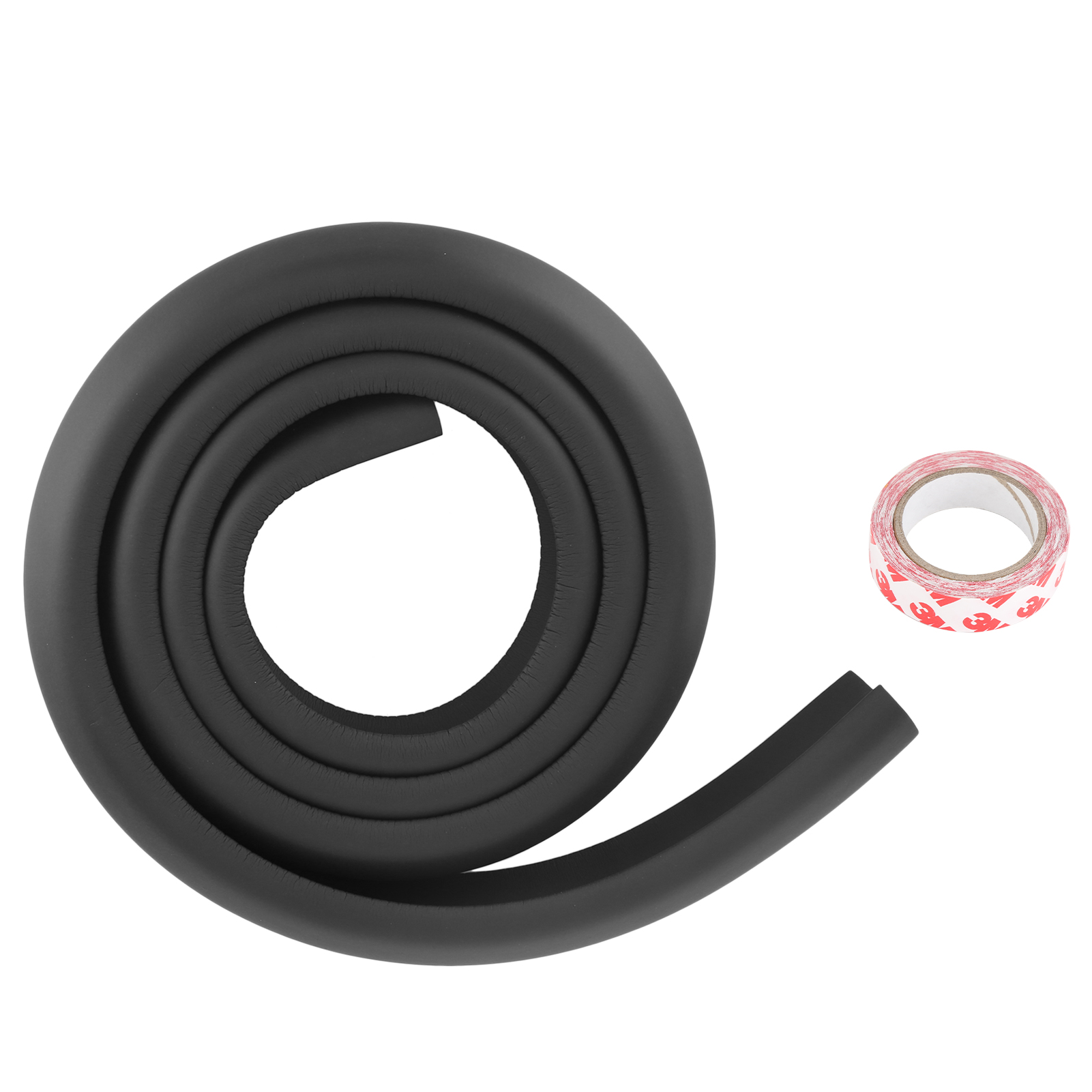 Baby L-förmiger Kantenschutz, Elastisches Sicherheitskissen Für Möbel, Schutz Für Zuhause (schwarz)