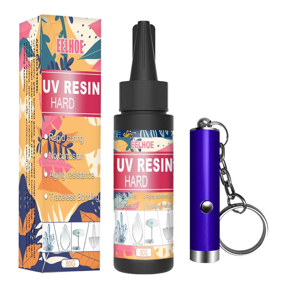Klares Uv-harz-set Zum Formen, Beschichten Und Für Die Schmuckherstellung – Schnelle Uv-härtung Mit Werkzeugen