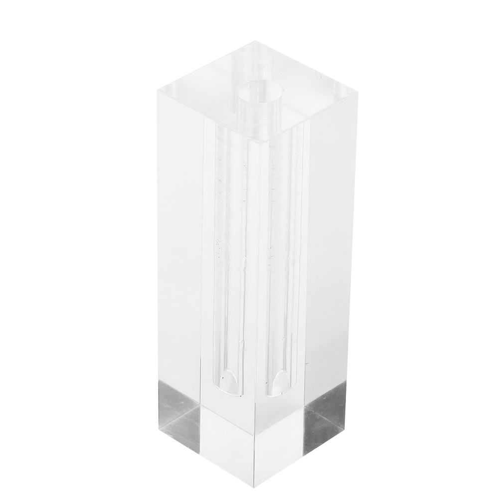 Transparenter, Rechteckiger Acrylsockel Für Blumendekorationen Und Wohnaccessoires