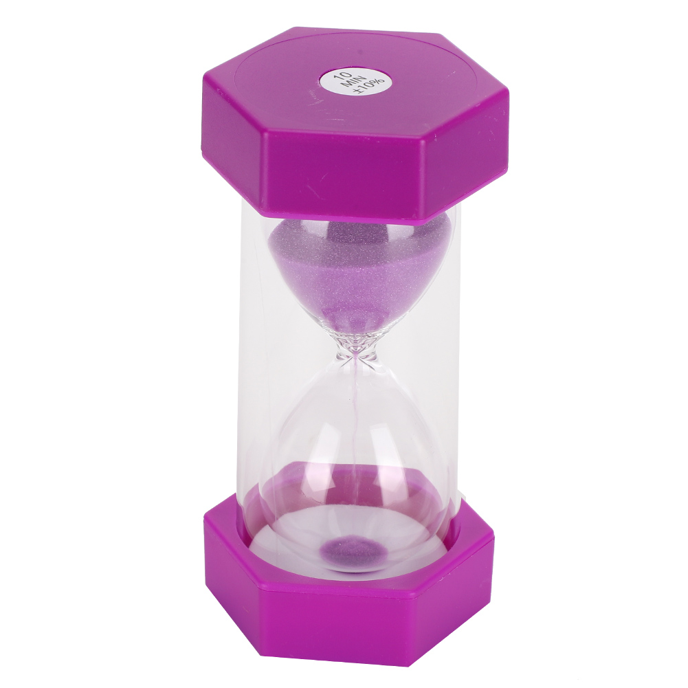 Tragbare Lila Kinder-sanduhr Mit 10-minuten-timer Für Den Schreibtisch – Originelles Geschenkidee