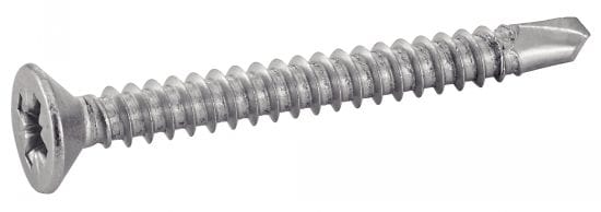 Selbstbohrende Senkkopfschrauben Pozidriv - Edelstahl A2 4,8x25 Mm - 200 Stück In Der Box