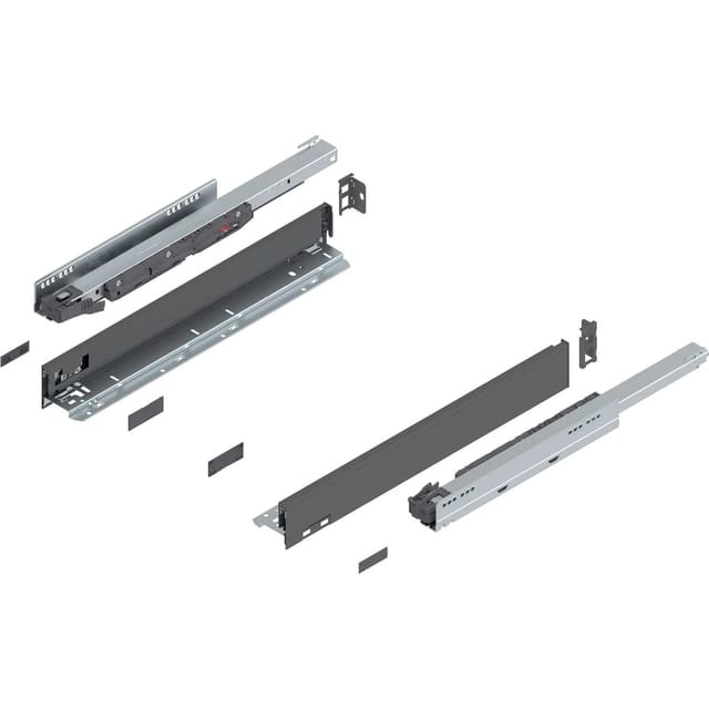 Blum - Legrabox Pure Set Höhe N Otion S, 40kg, Nl 500, Oriongrau