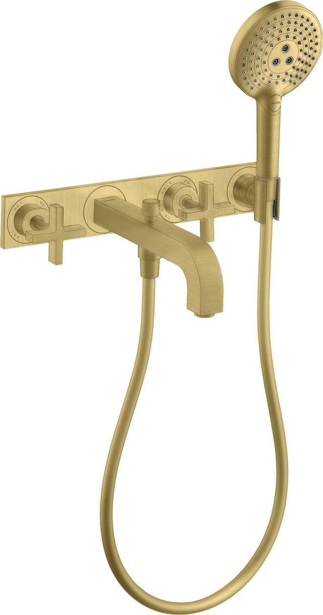Hansgrohe Axor Citterio 3-loch Wannenarmatur Mit Kreuzgriffen,