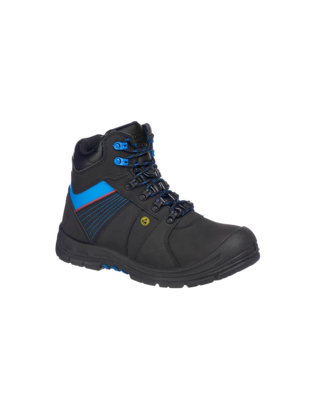 Sicherheitsschuhe Portwest Compositelite Protector S3 Esd Hro Farbe: Schwarz/blau Größe 47 - Portwest