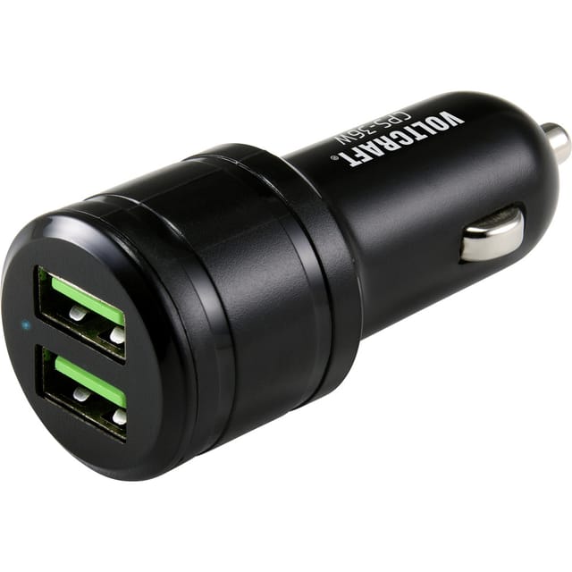 Cps-36w Usb Ladegerät 36 W 2x Usb-a Schwarz Kfz - Voltcraft