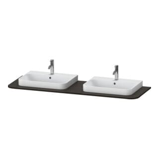 Duravit Happy D.2 Plus Konsole, 1600x550 Mm, 2 Ausschnitte, Für