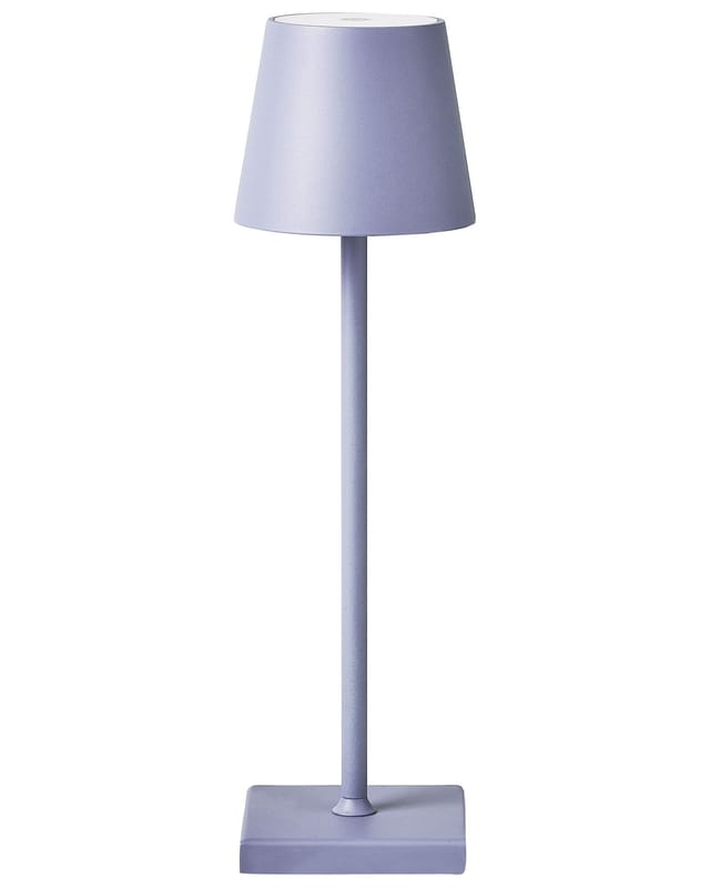 Kabellose Led Tischlampe Baceiro Metall Hellviolett