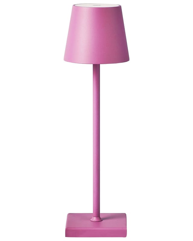 Kabellose Led Tischlampe Baceiro Metall Rosa
