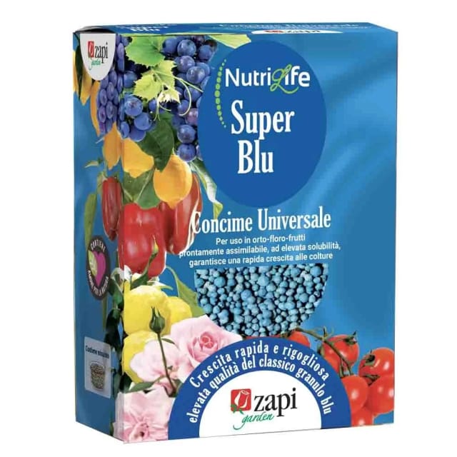 Zapi Super Blu Universale 1 Kg - Granulatdünger Für Gesunde Pflanzen Im Garten