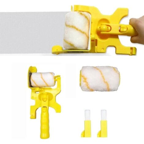 Rouleau Brosse Peinture, Brosse À Rouleau De Bordure, Ensemble D’outils De Peinture Pour Maison, Mur, Plafond Et Porte
