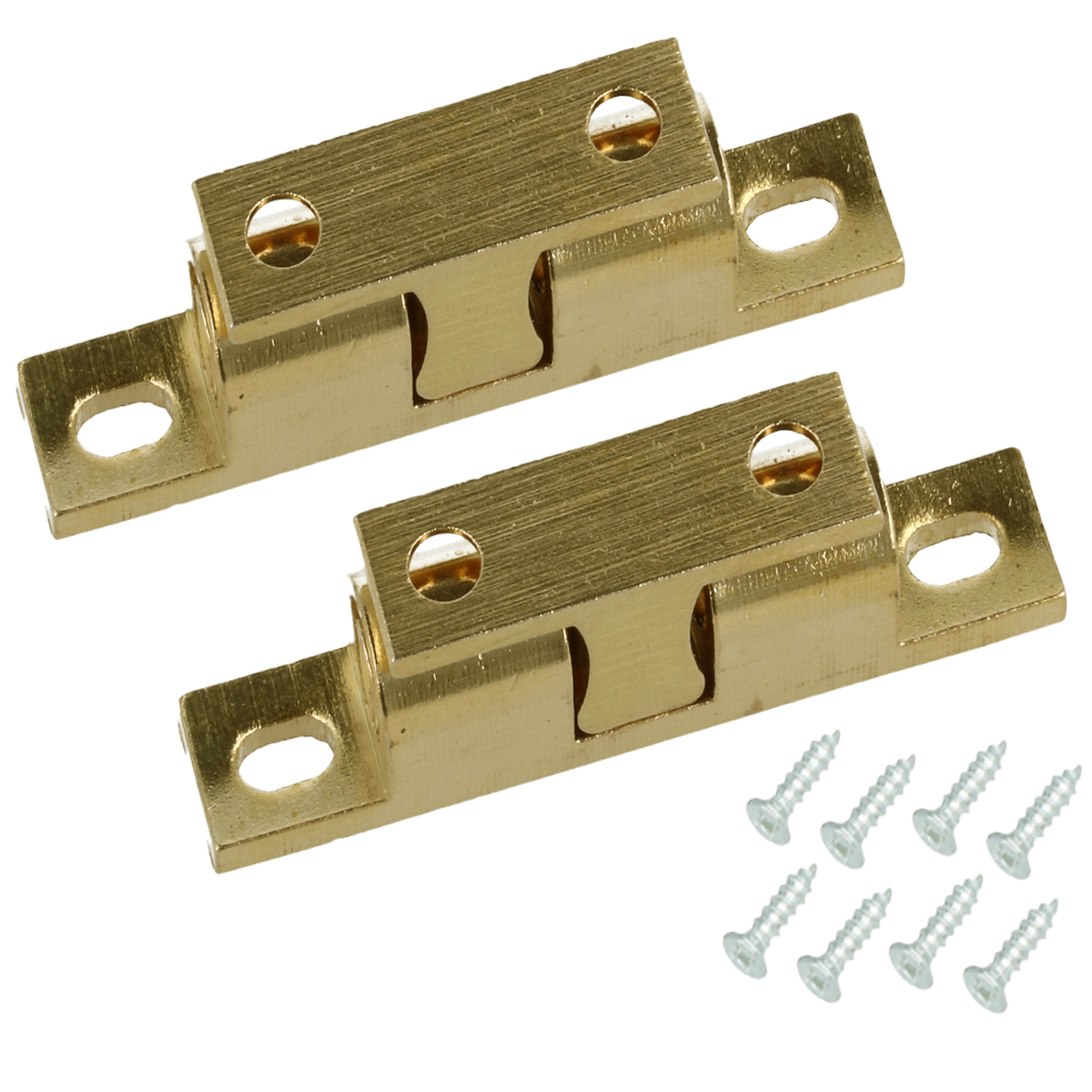 Paar Doppelkugelschnäpper Doppelkugelschnapper Kugelschnapper Messing 60 Mm