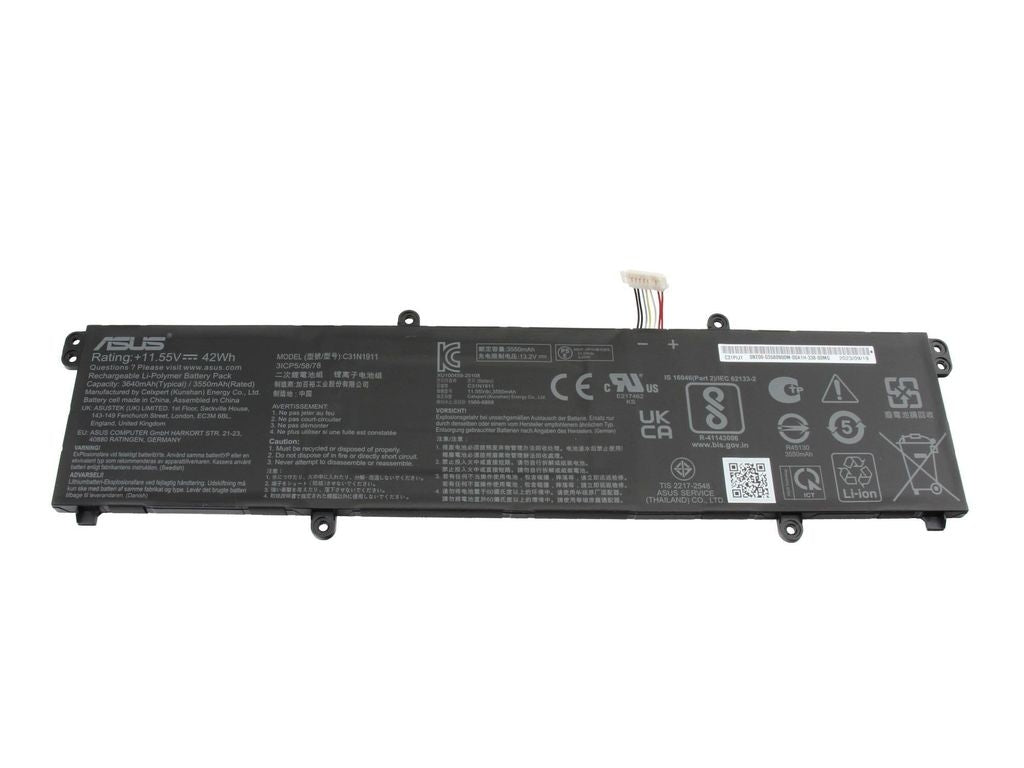 Asus Akku B31n1911 3640mah 42wh 11 5v 3 Zellen