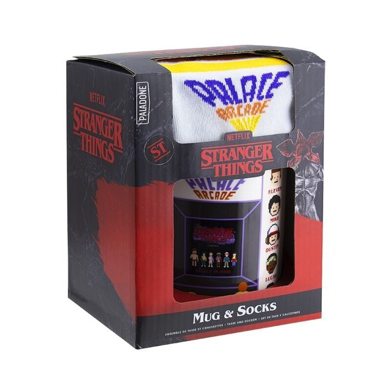 Stranger Things Tasse Und Socken Geschenkset F R Fans