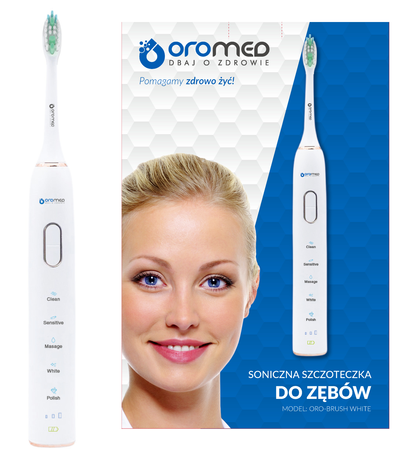 Oromed Oro-brush Schallzahnbürste Weiß 1 Stk.